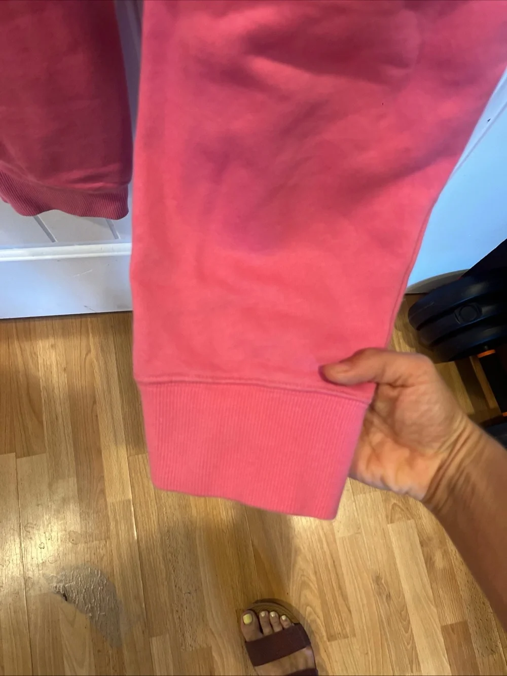 Nike Women’s Pink Joggers with White Swoosh Loungewear Comfy Stretch EUC